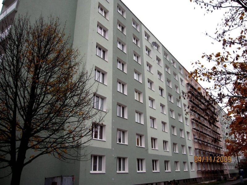Kompletní revitalizace panelového domu Karla Steinera 16, 18 Plzeň